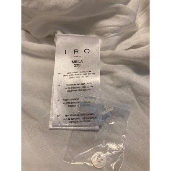 NWT IRO Paris Women's Meila Eyelet Dress size EU40/US8 - Picture 13 of 14